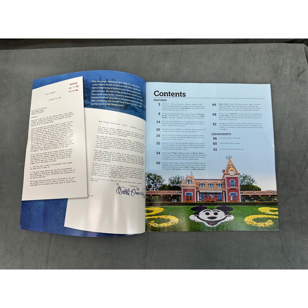 Disney Twenty Three Magazine Fall 2020 D23 65 Years Disney Theme Parks - Picture 3 of 6